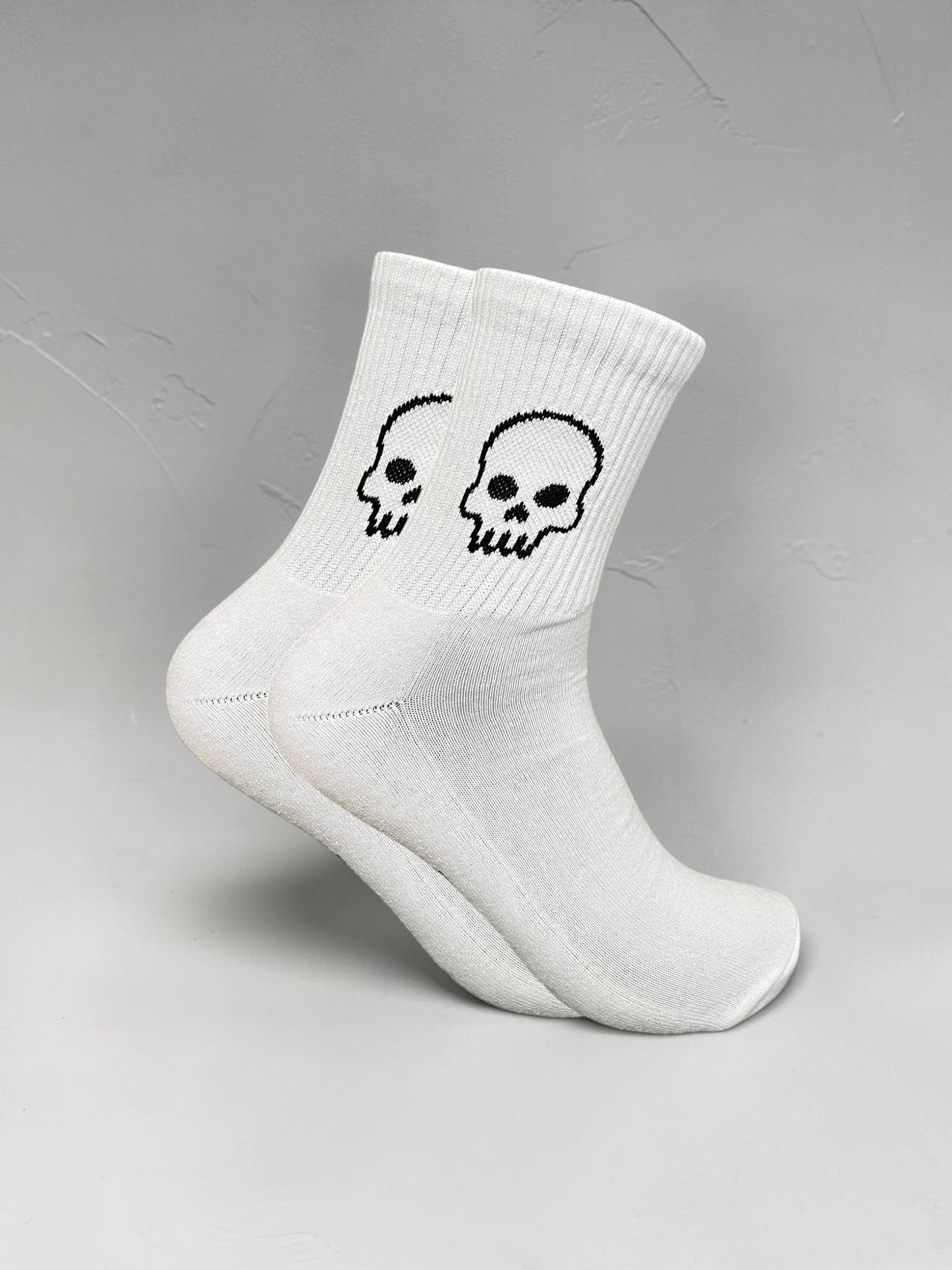 Medias Blancas Calavera