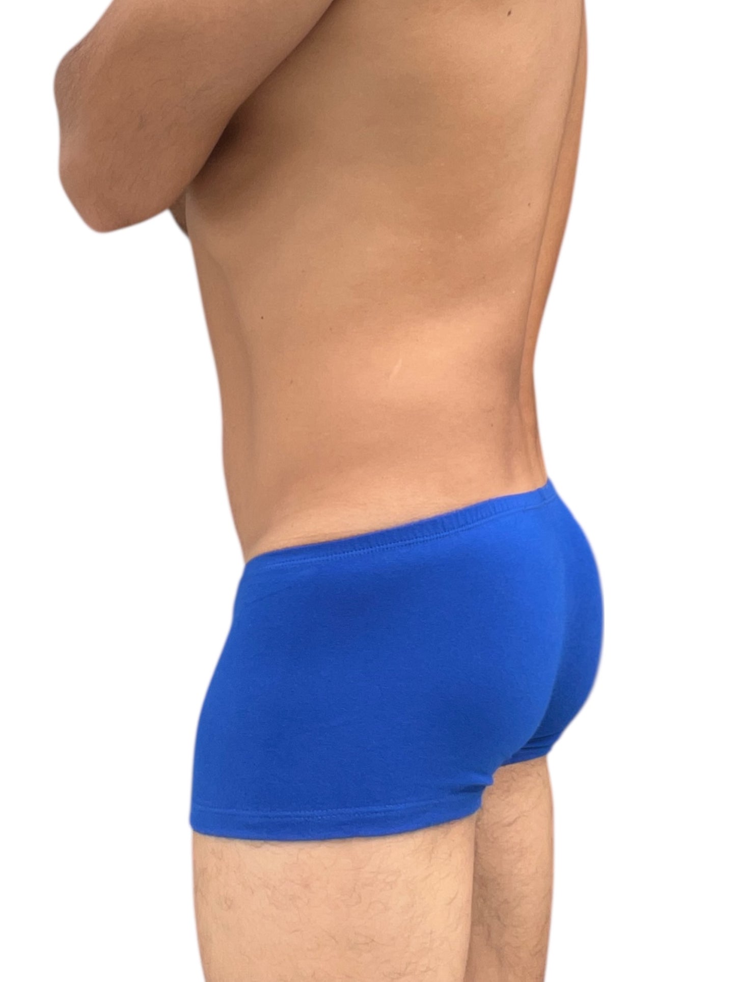 BOXER CORTO ALGODON AZUL