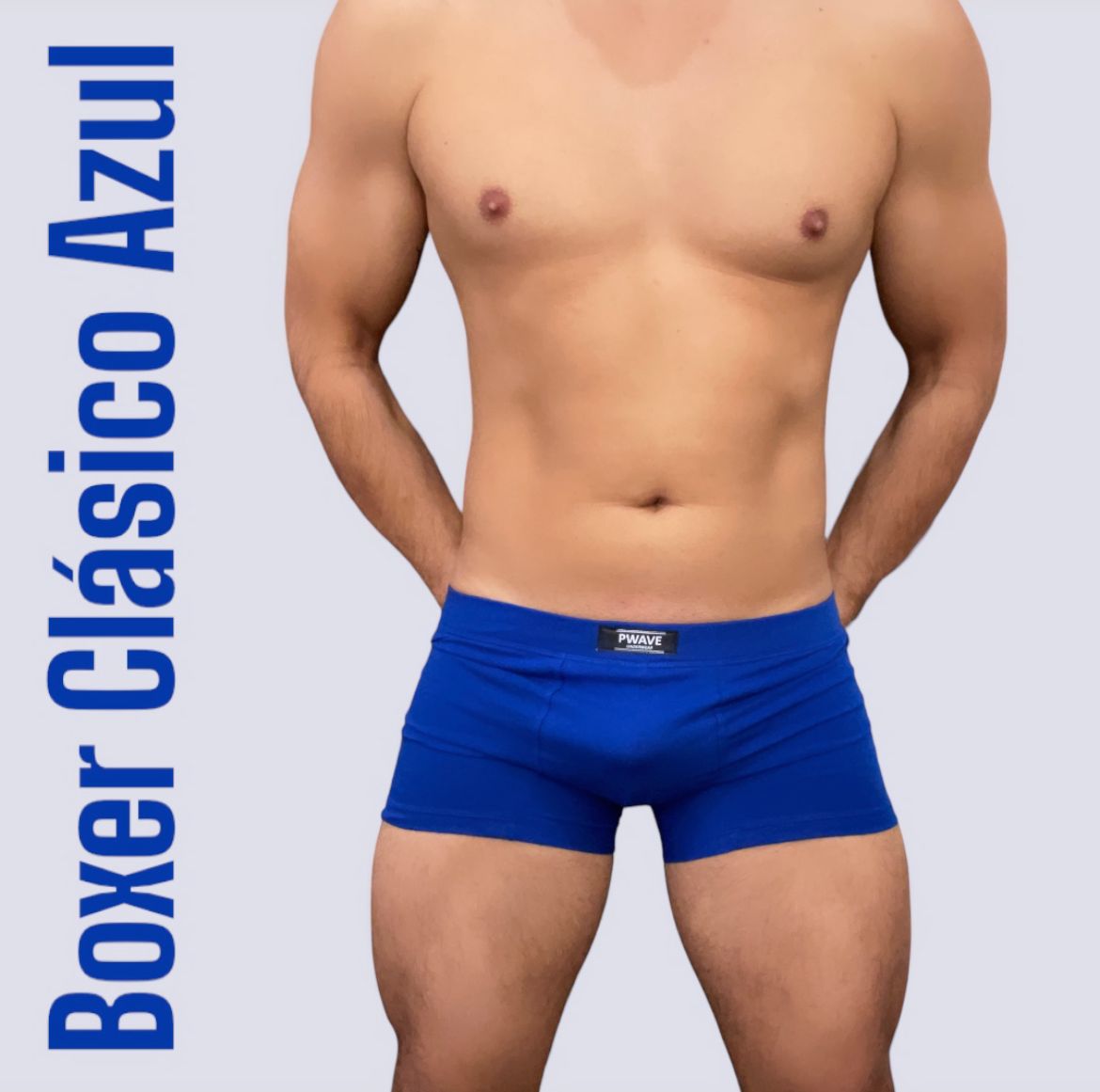BOXER ALGODÓN AZUL
