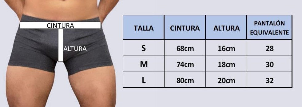 BOXER ALGODÓN AZUL MARINO