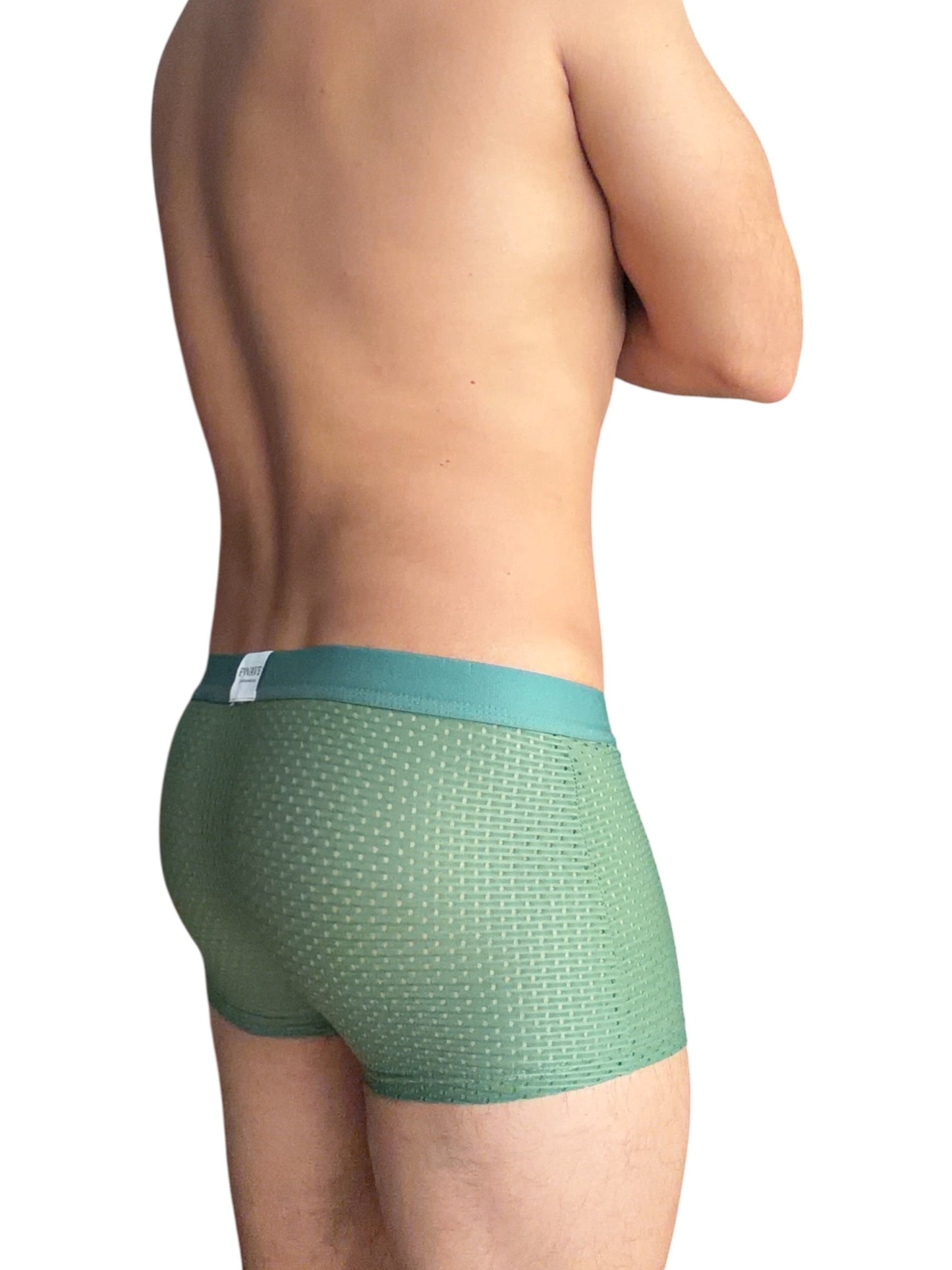 BOXER FIBRA DE BAMBU DEPORTIVO VERDE