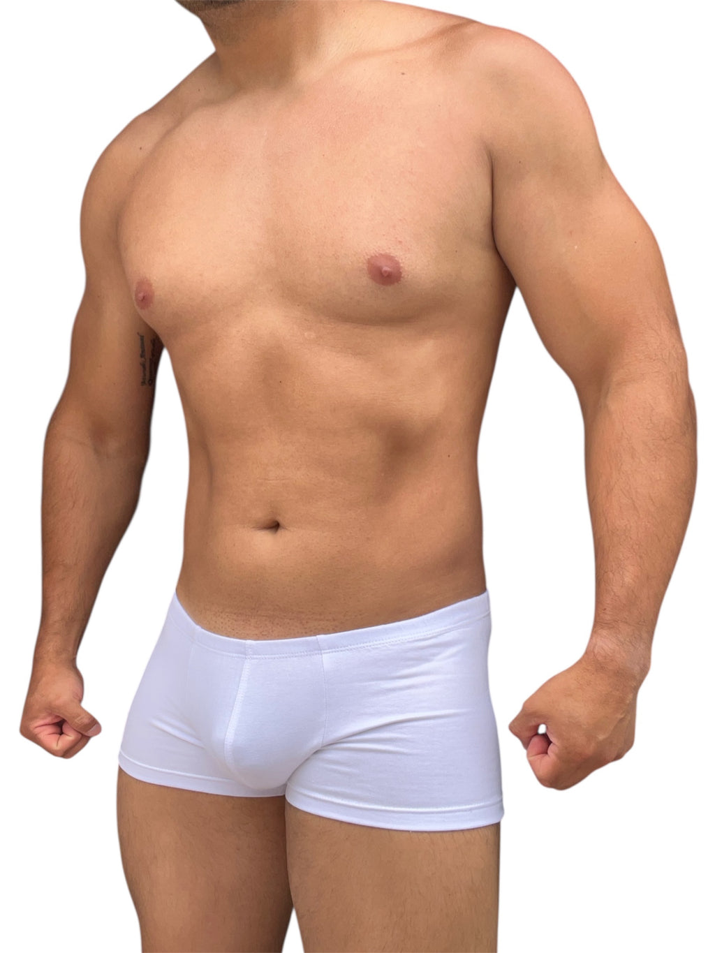 BOXER CORTO ALGODON BLANCO