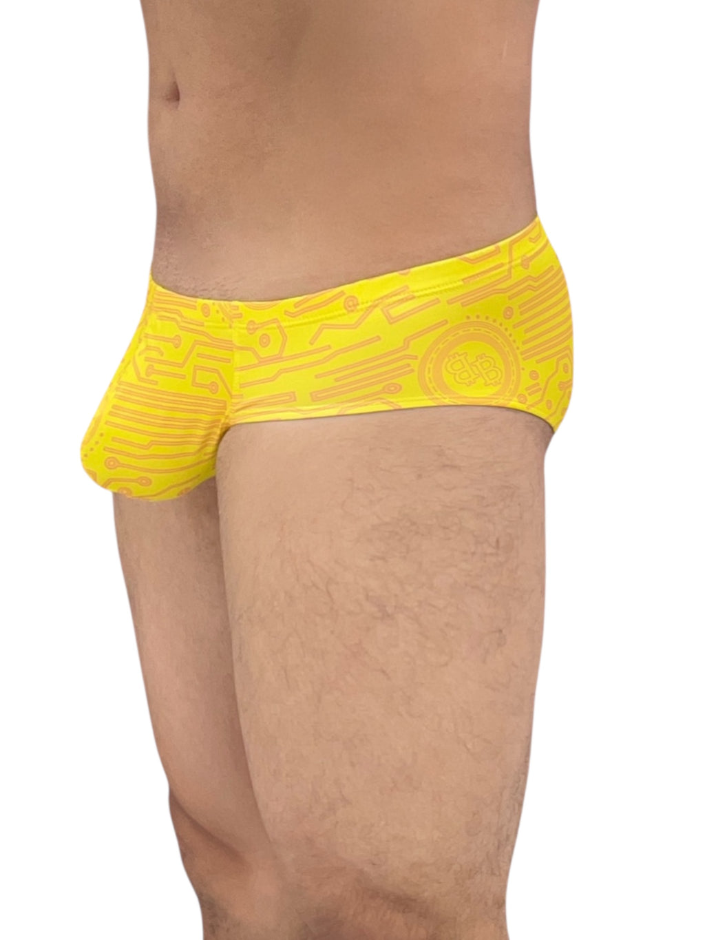 NARIZON BIT COIN AMARILLO