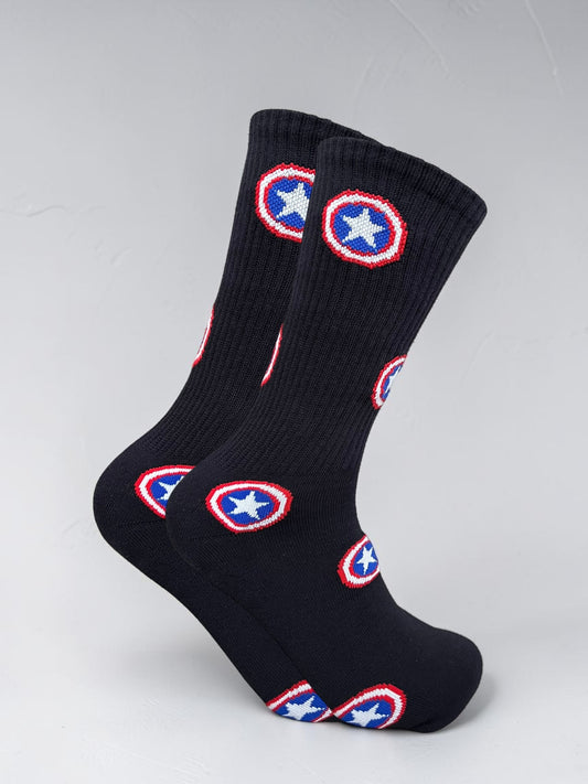 Medias Negras Capitan America