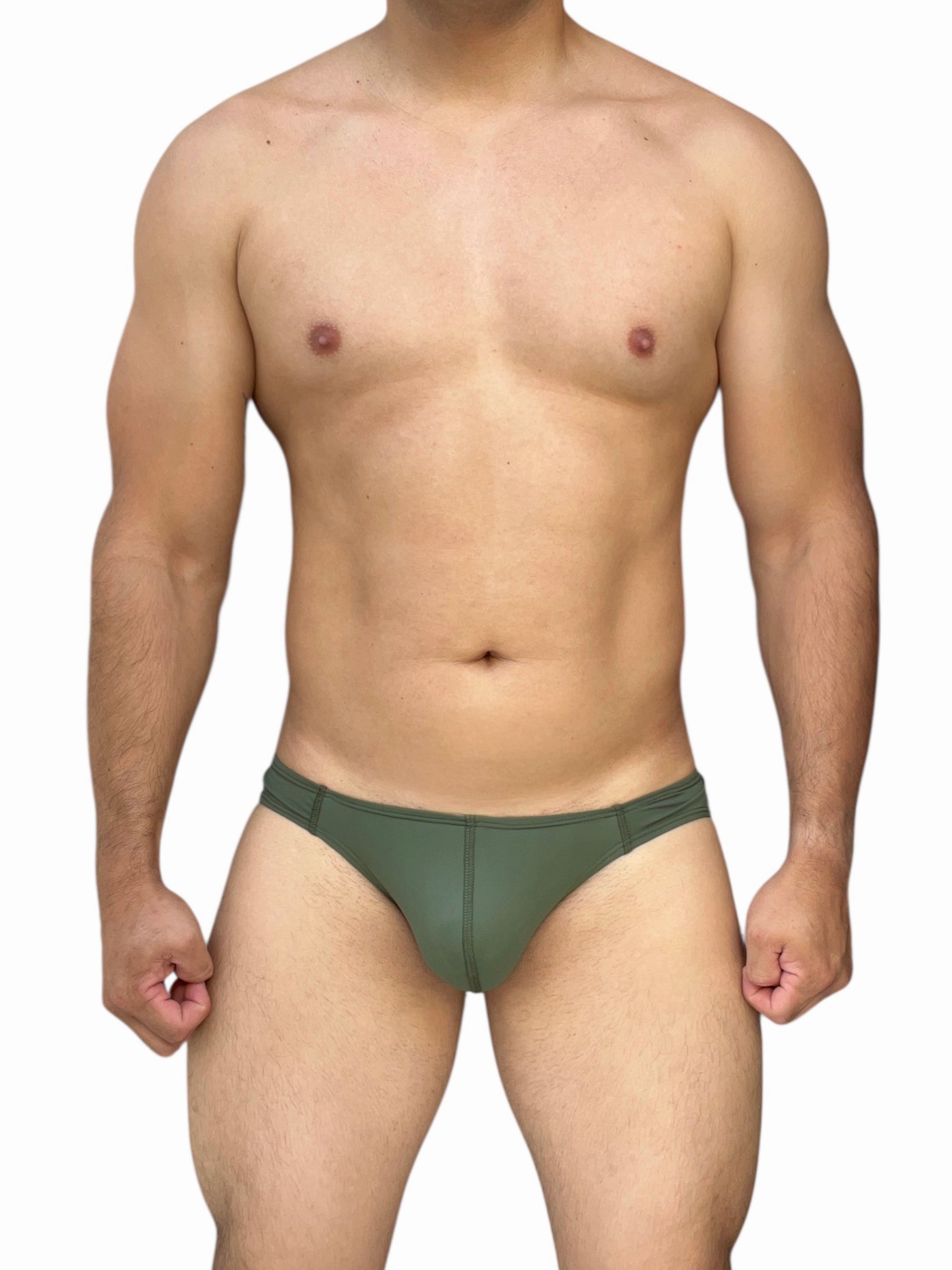 SLIP MICROFIBRA VERDE MILITAR