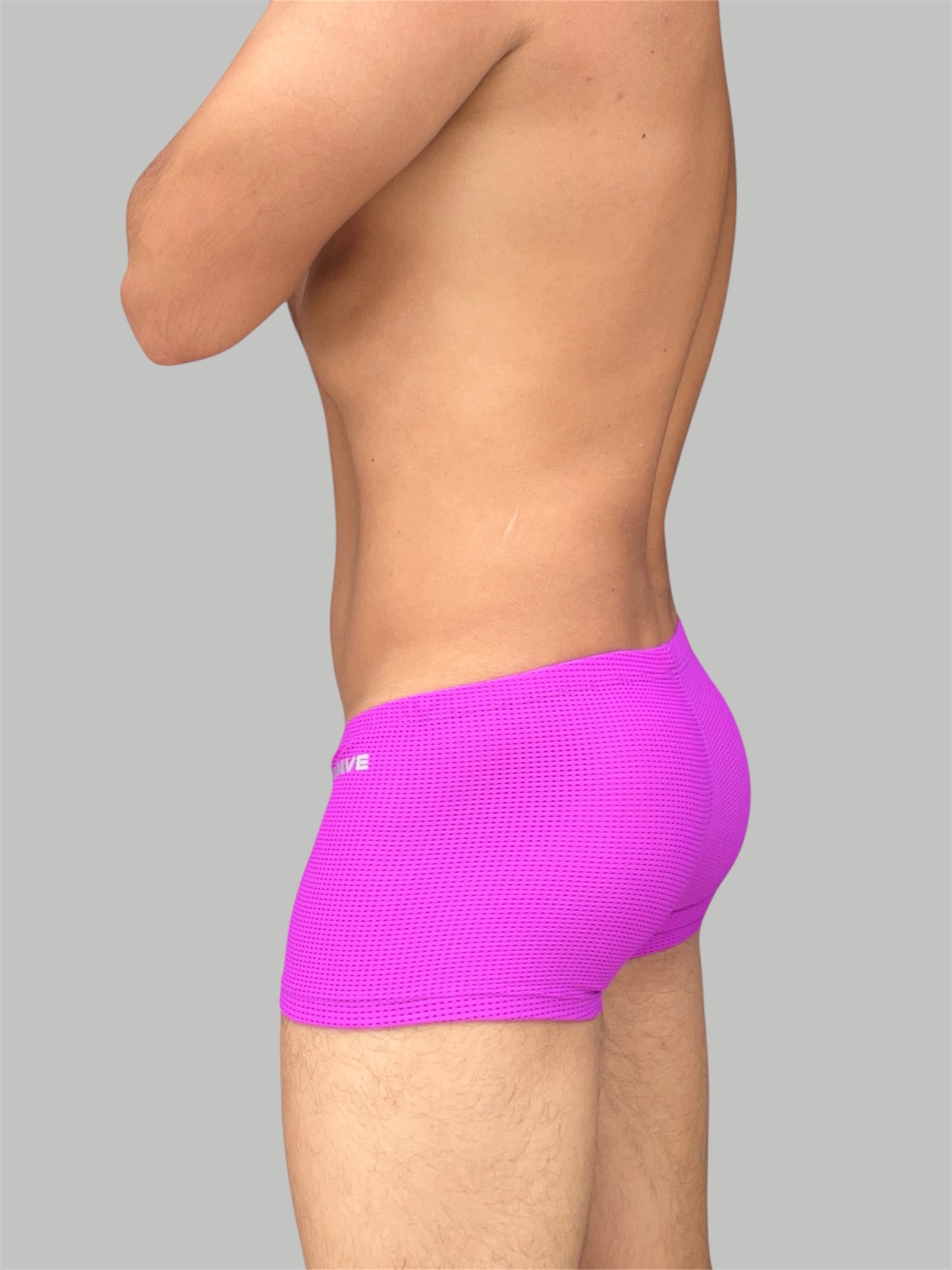 BOXER CORTO POLIAMIDA MORADO