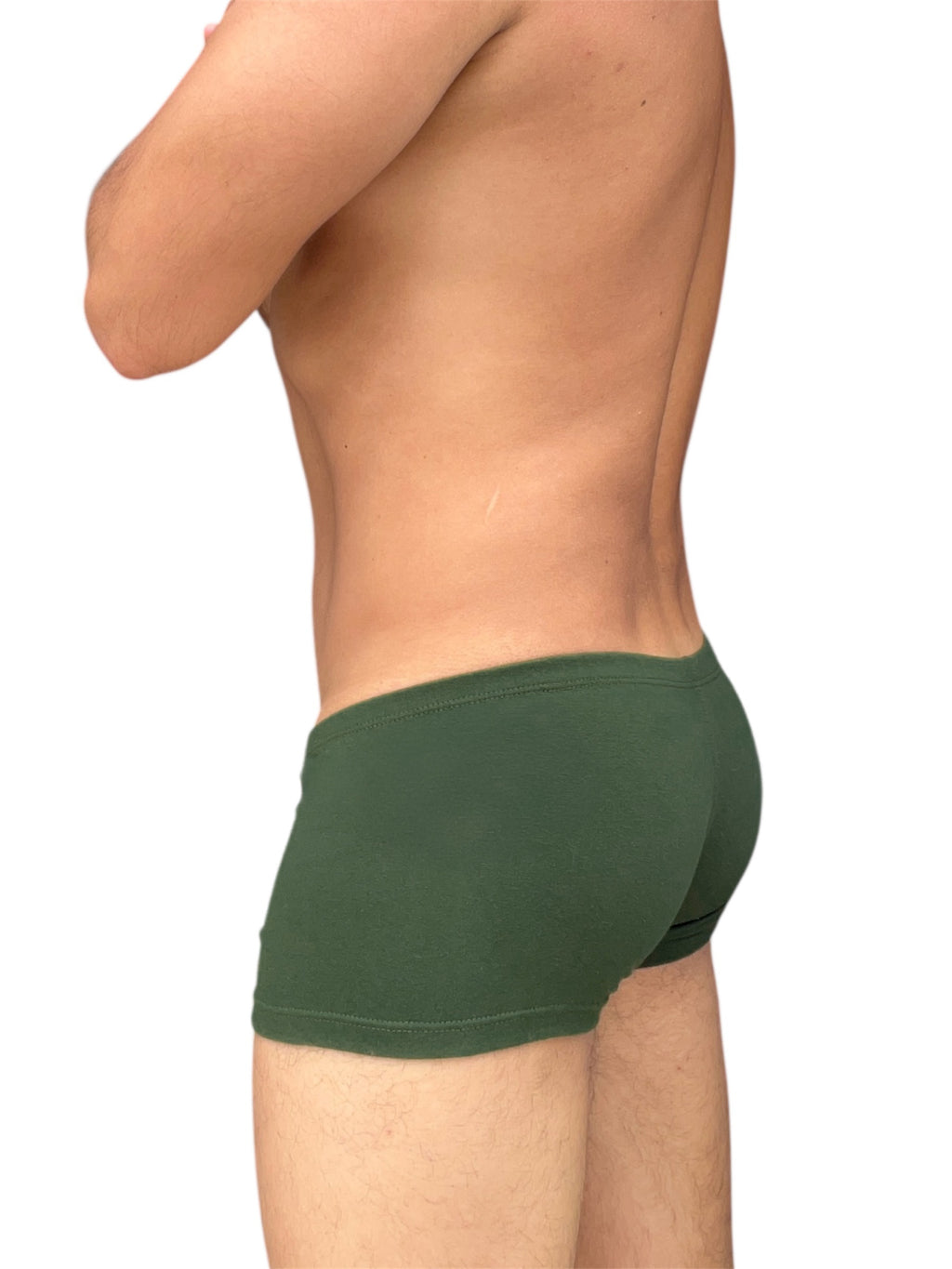 BOXER CORTO ALGODON VERDE BOTELLA