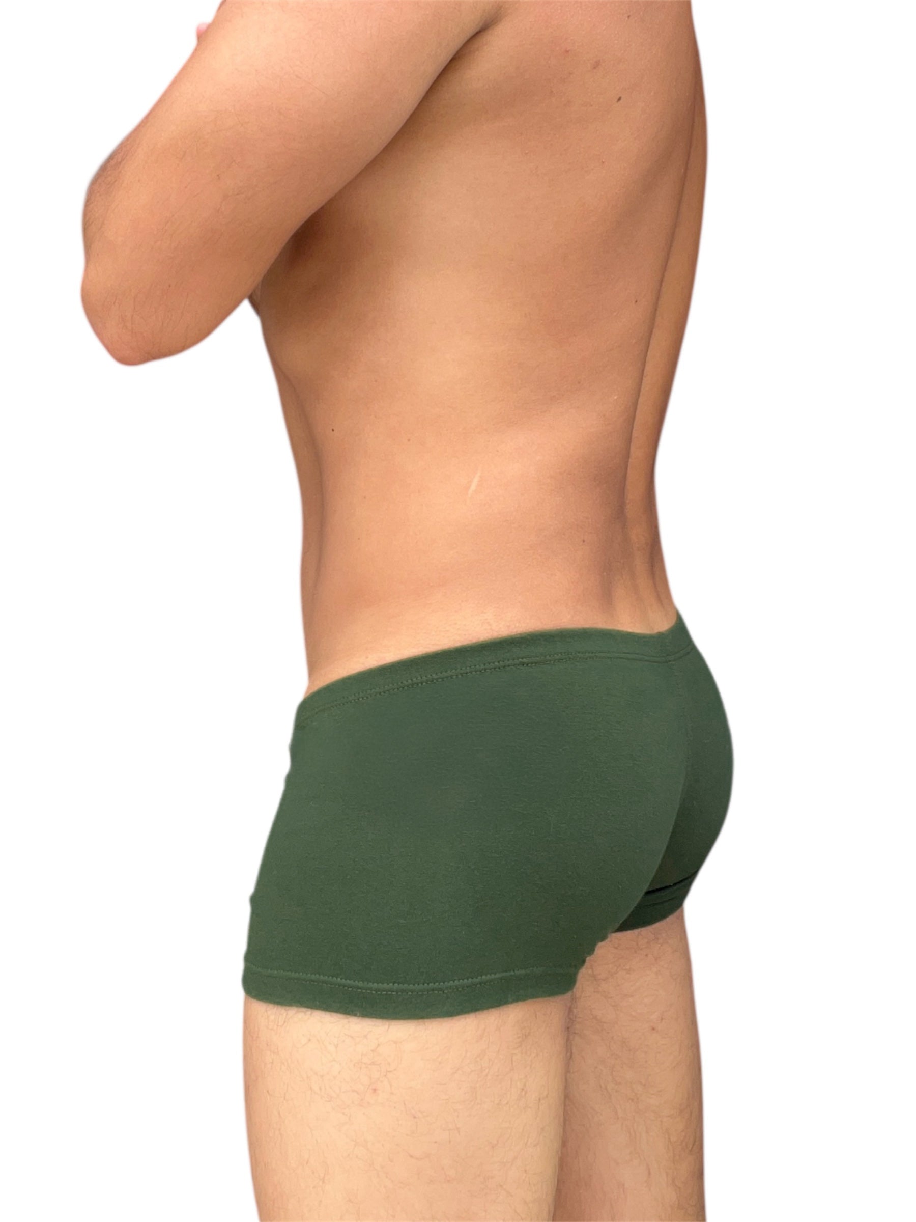 BOXER CORTO ALGODON VERDE BOTELLA