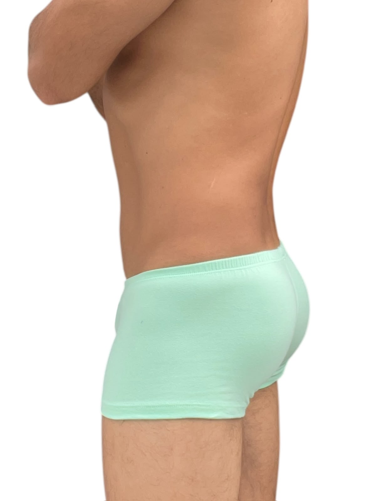 BOXER CORTO ALGODON VERDE AGUA