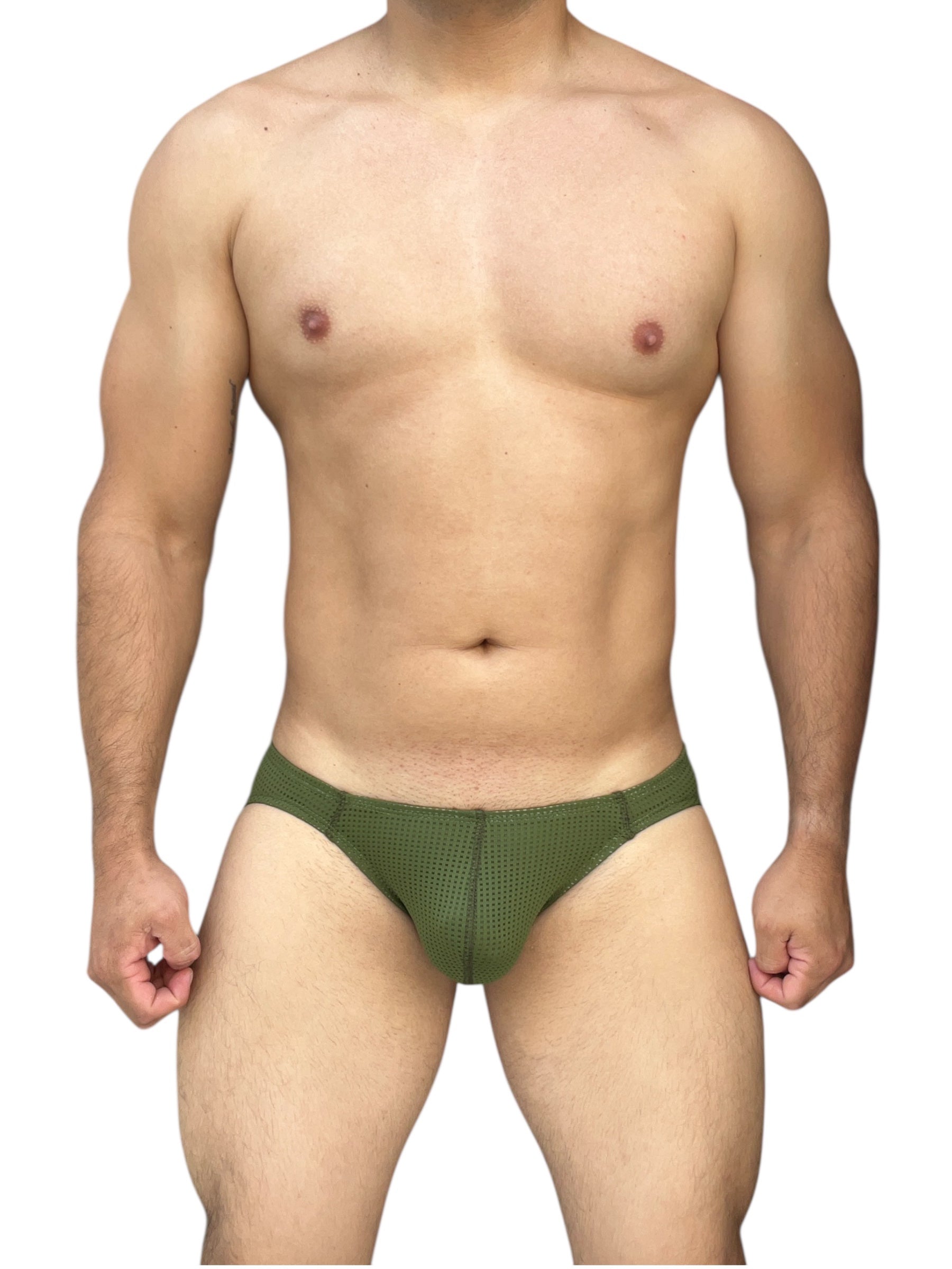 SLIP MALLA VERDE MILITAR