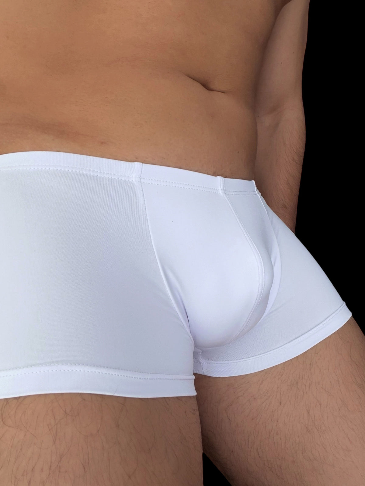 BOXER CORTO MICROFIBRA BLANCO