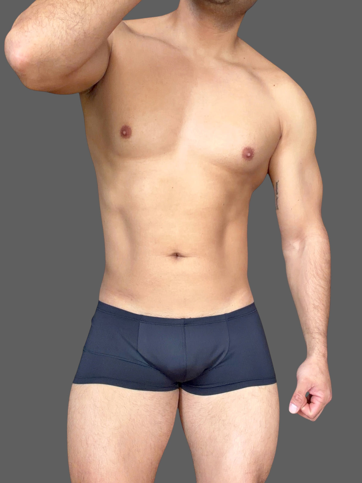 BOXER CORTO MICROFIBRA NEGRO