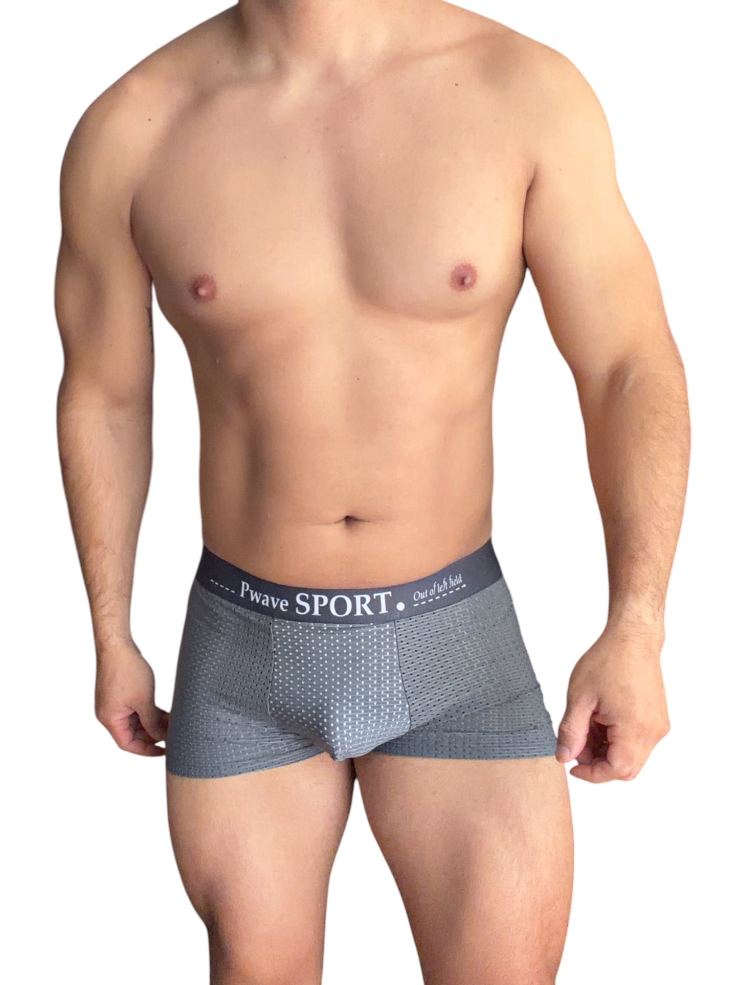 BOXER FIBRA DE BAMBÚ DEPORTIVO PLOMO