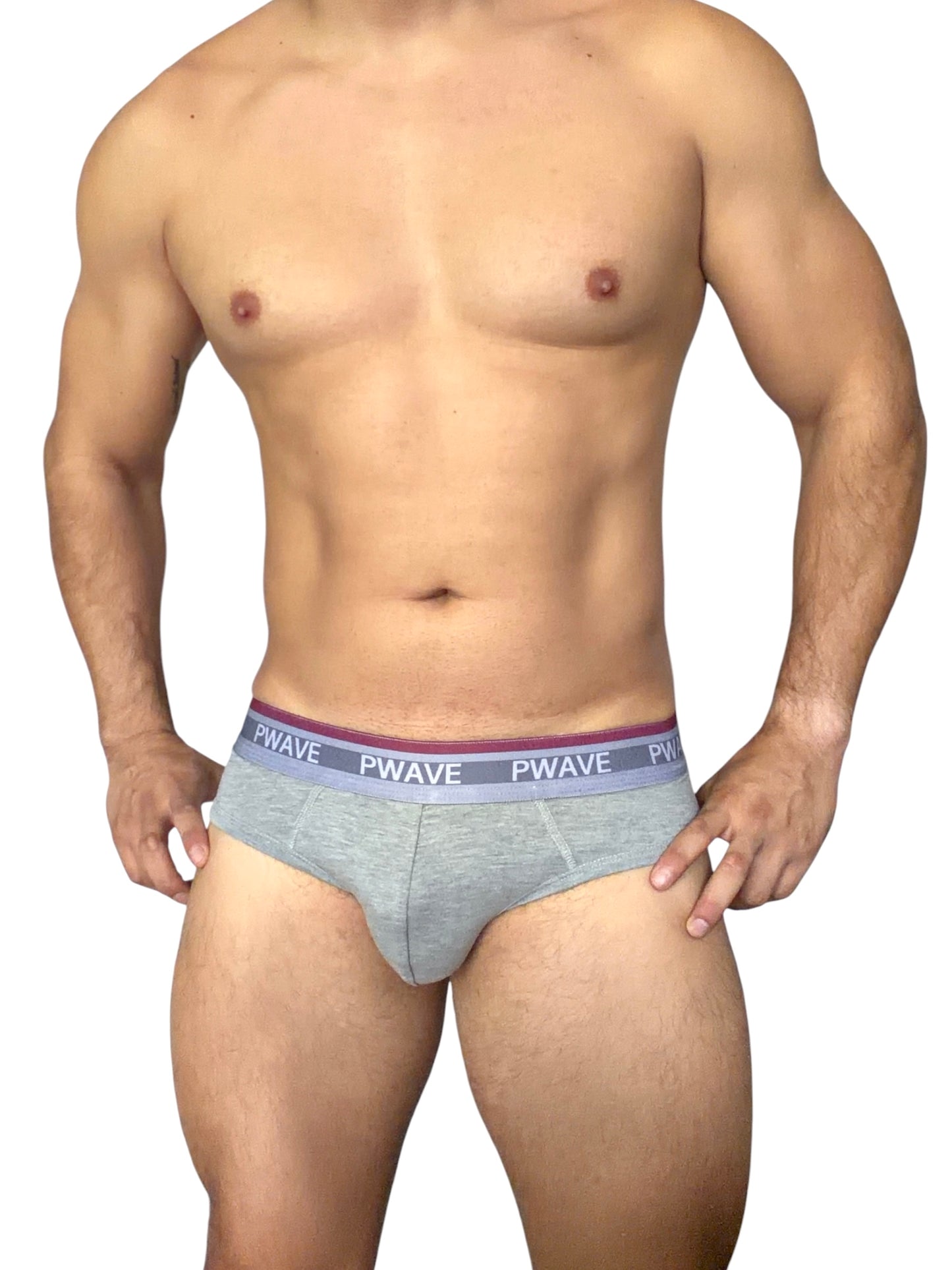 Brief Algodón Plomo