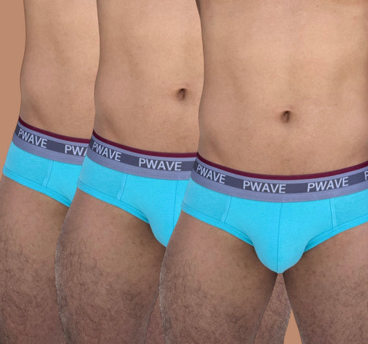 TRIPACK BRIEF TURQUESA