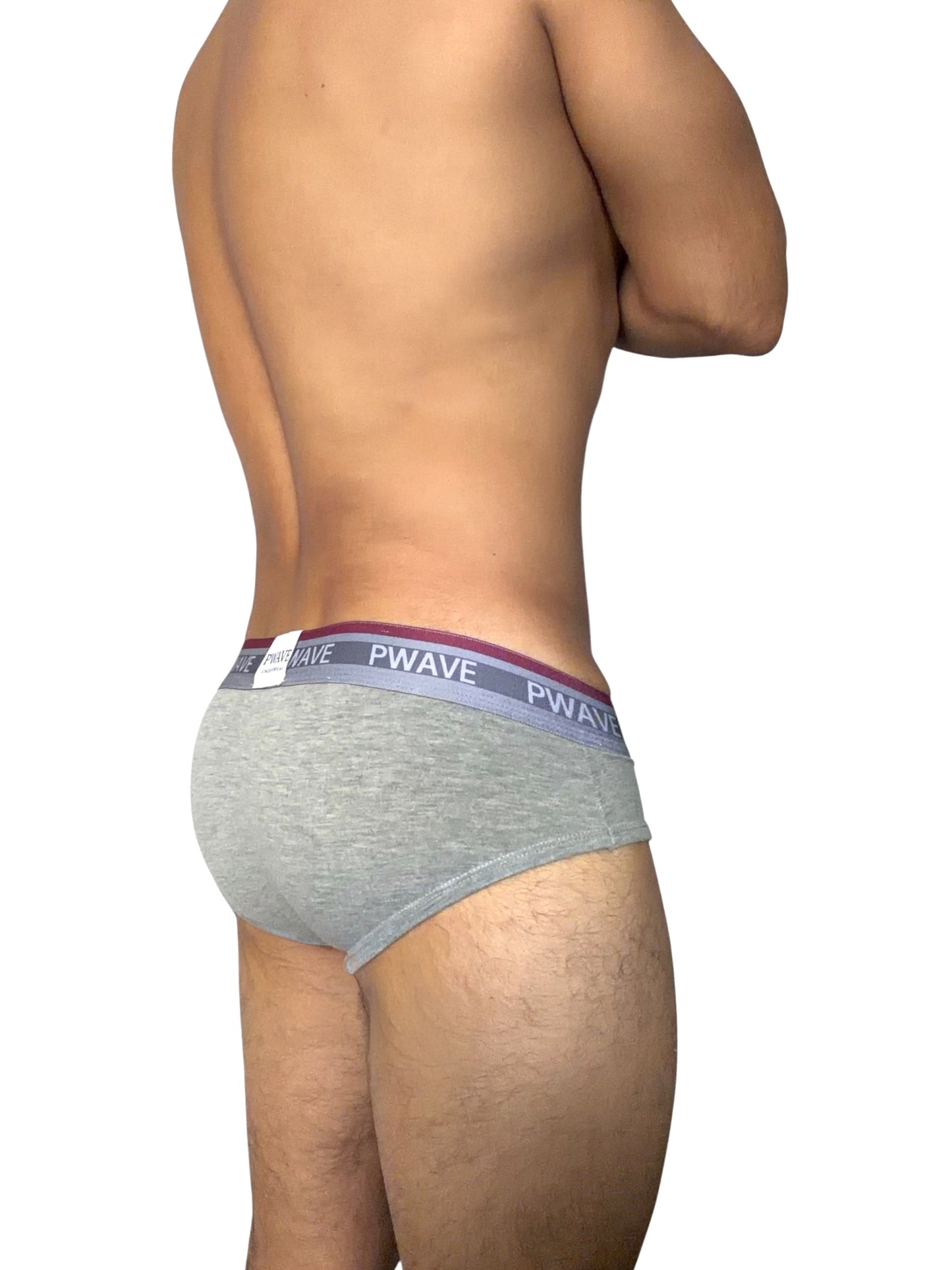 Brief Algodón Plomo
