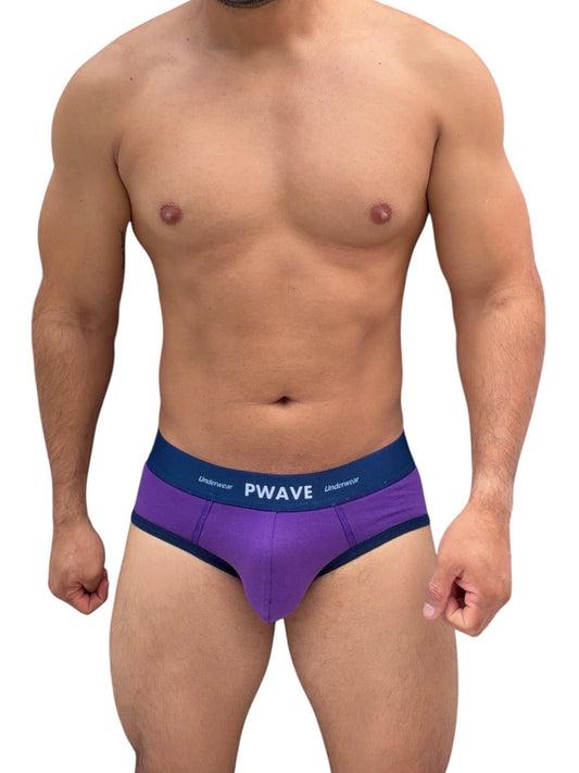 BRIEF ALGODON MORADO